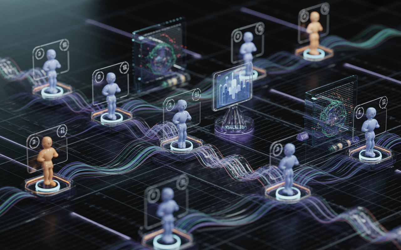 Agentic AI for Organizational Transformation visualization
